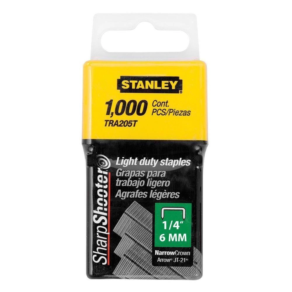 Grampo Gramp Stanley 1/4" 1000pcs Tra204at