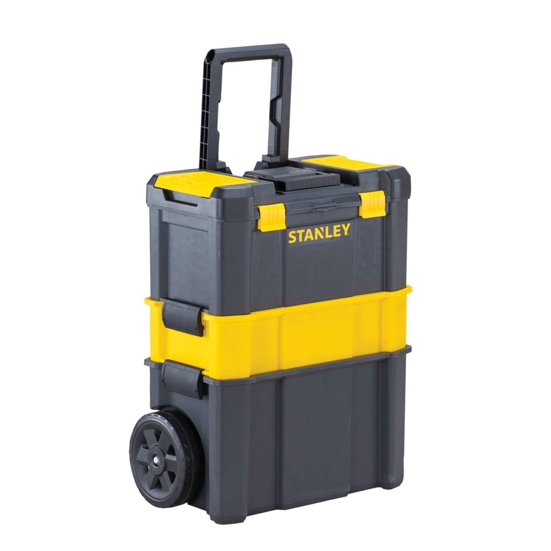 Caixa de Ferramentas 3 em 1 Stanley Essential 44x36x11cm 17L em Plástico com Rodas