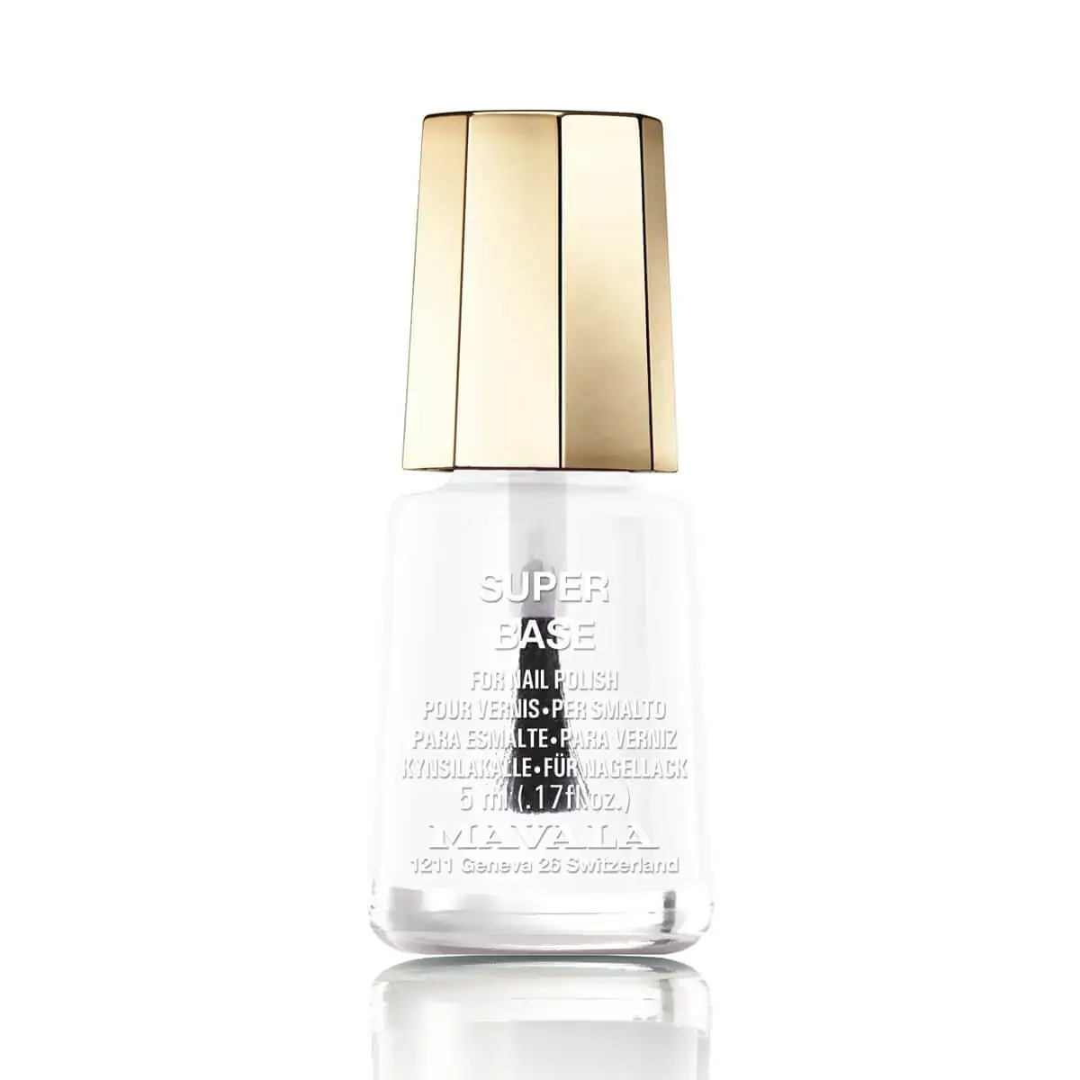 Base Incolor para Unhas Mavala Mini Colours Esmalte Super Base 5ml