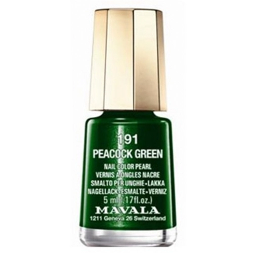 Esmalte Mini Color Arabesque Collection 5ml Mavala 191 Peacock Green