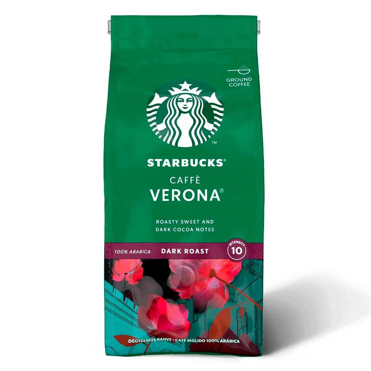 Café Starbucks Caffè Verona Torrado e Moído Torra Escura 250g