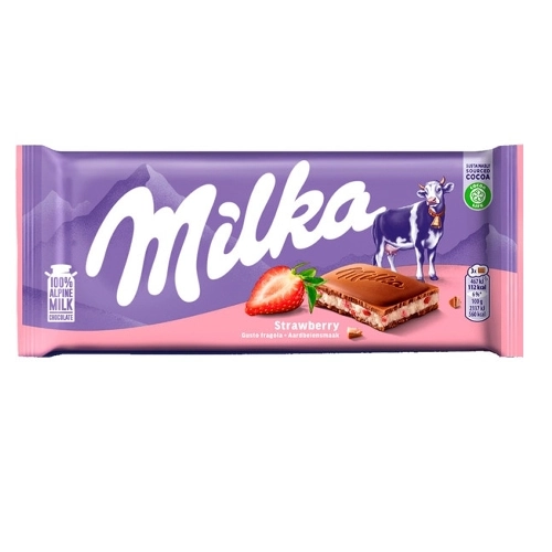 Choc Milka Erdbeer Joghurt100g