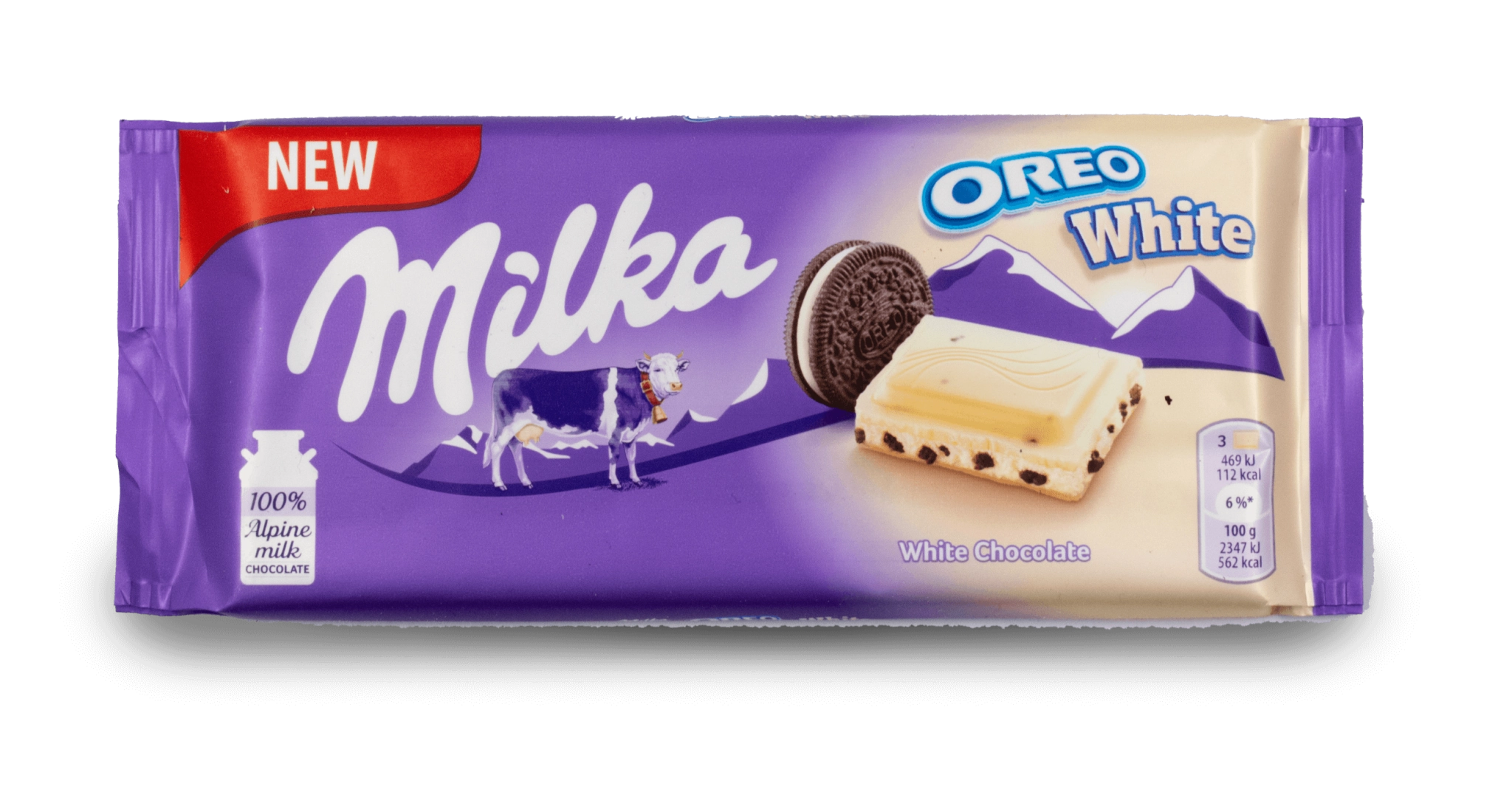 Choc Milka 100g Oreo White