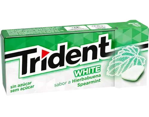 Trident White Spearmint 14gr