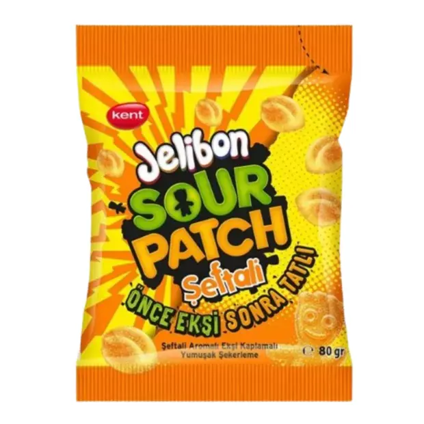 Goma Sour Patch 80g Pessego