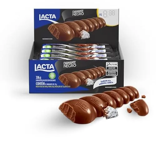 Chocolate Barra 28g Diamante Negro