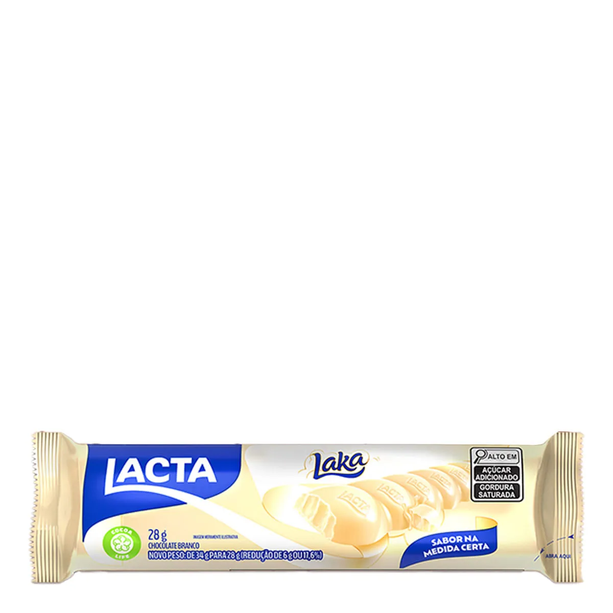 Chocolate Branco Lacta Laka Pacote 28g