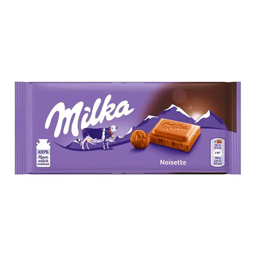 Choc Milka 90g Noisete