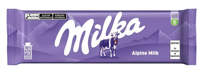 Choc Milka 250g Alpine Milk