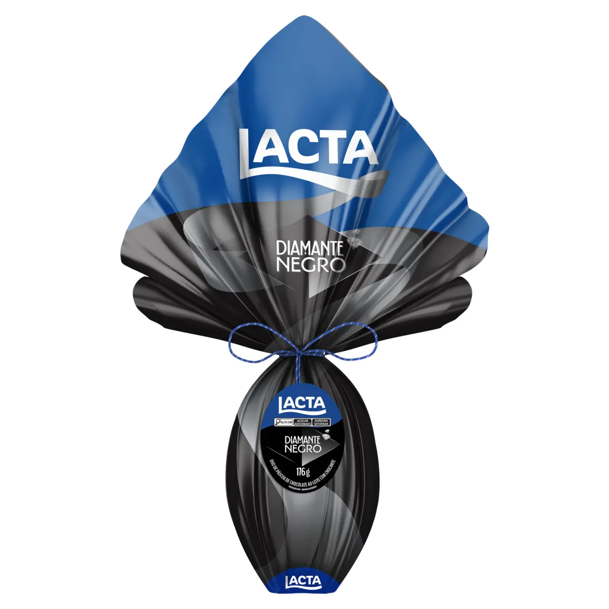 Ovo De Páscoa Ao Leite Diamante Negro Lacta 163g
