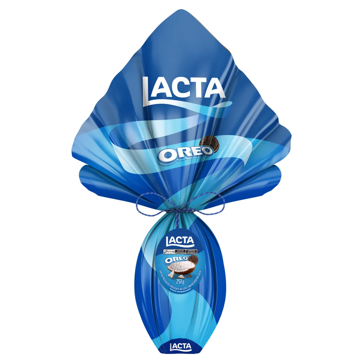 Ovo De Páscoa Ao Leite Oreo Lacta 239g