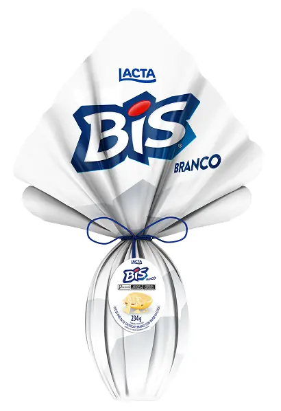 Ovo De Páscoa Branco Bis Lacta 234g