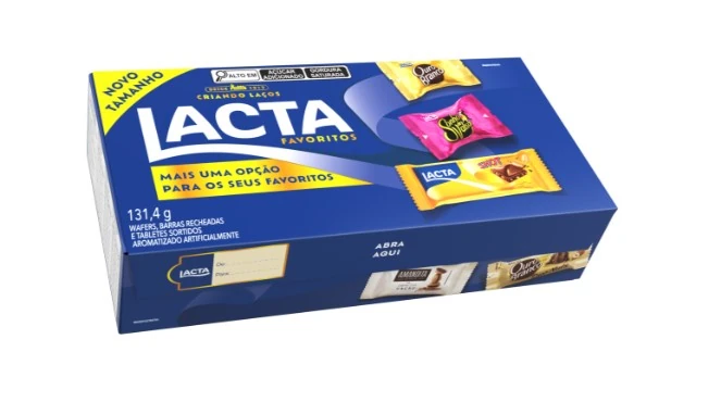 Bombom Sortido Lacta Favoritos Caixa 131,4g