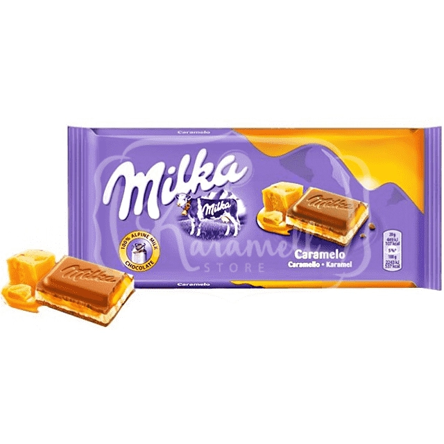 Choc.milka 100g Caramelo