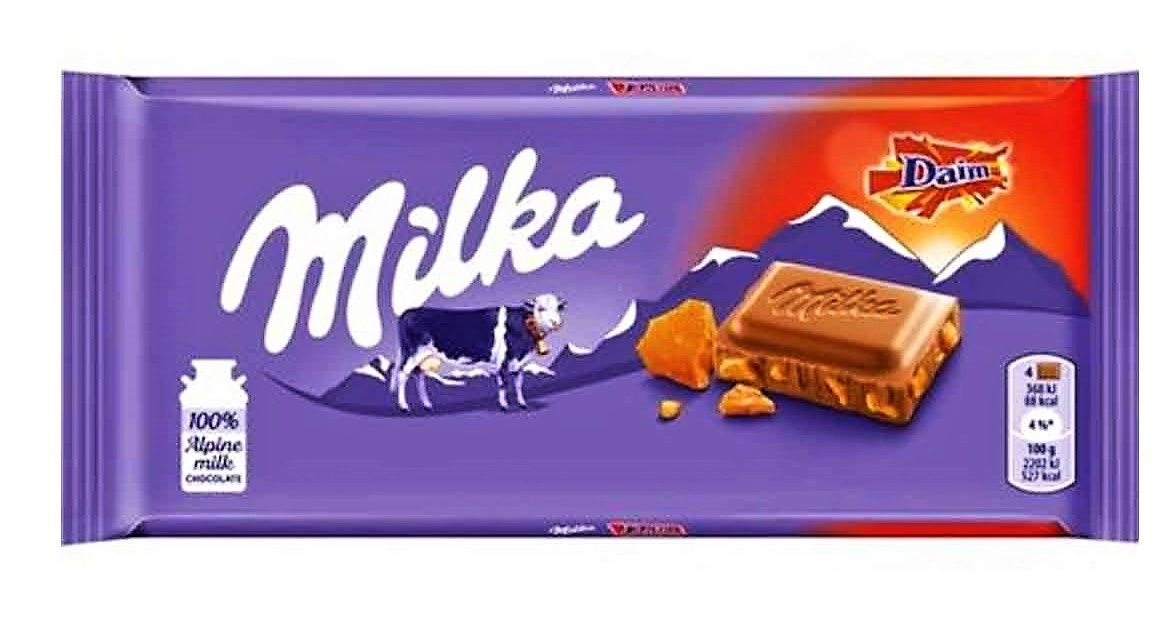 Chocolate.milka 100gr Daim Crocante