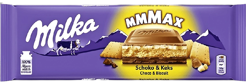 Choc Milka Choco Biscuit 300g