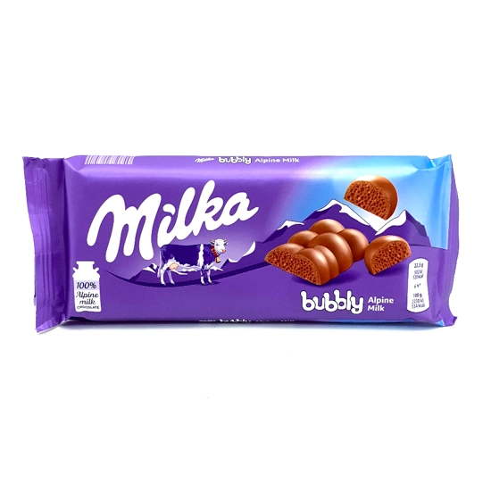 Choc.milka 100g Bubbly