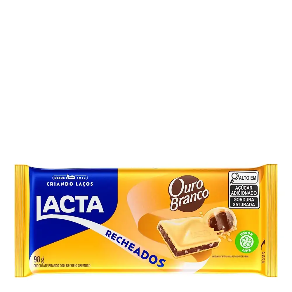 Choc.lacta Ouro Branco 90g