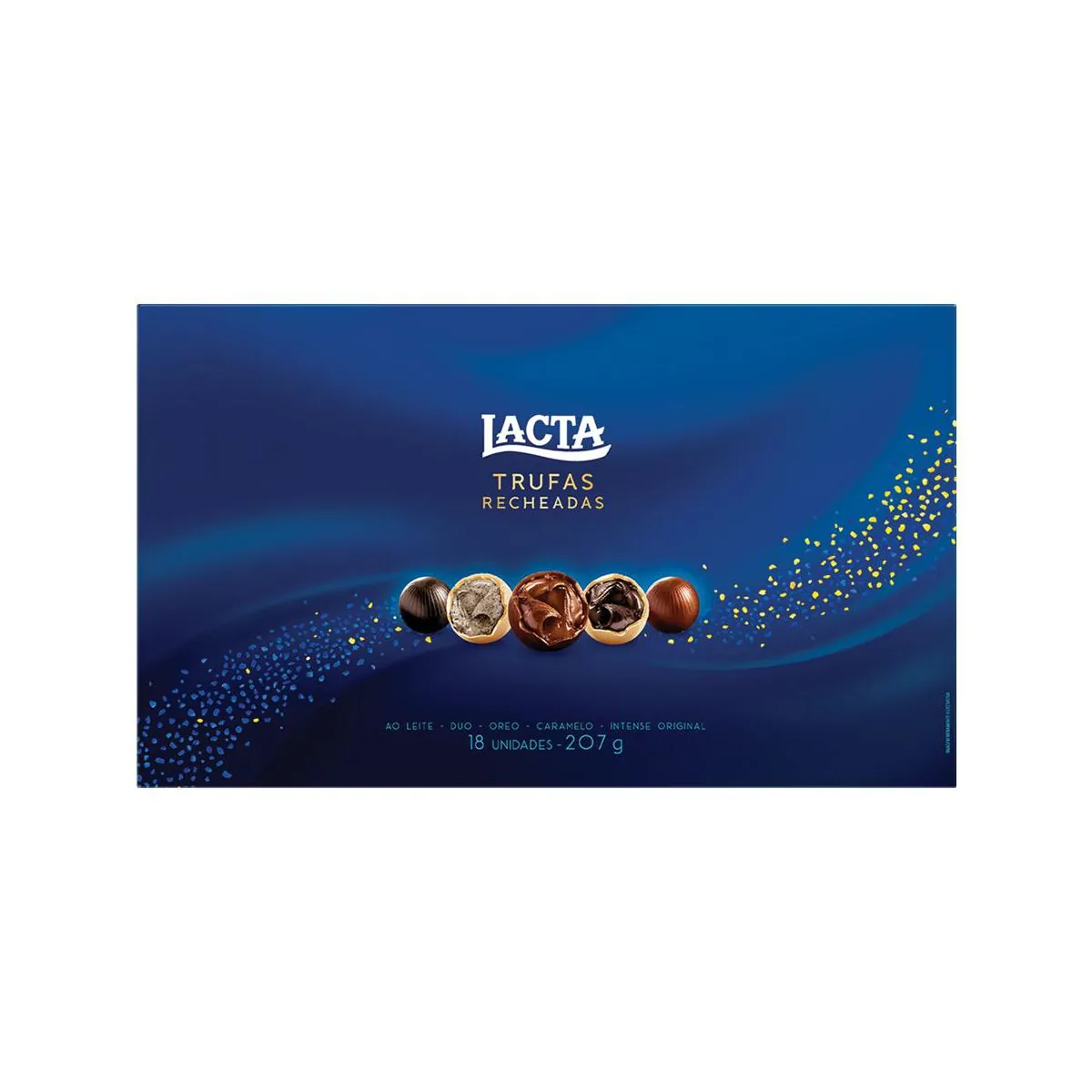 Trufas ao Leite Lacta Sortidas com 18 Unidades
