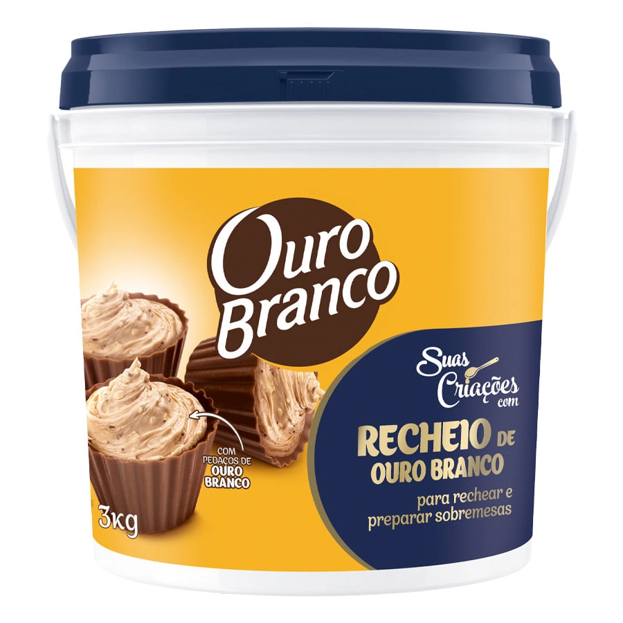Recheio Ouro Branco 3kg Mondelez