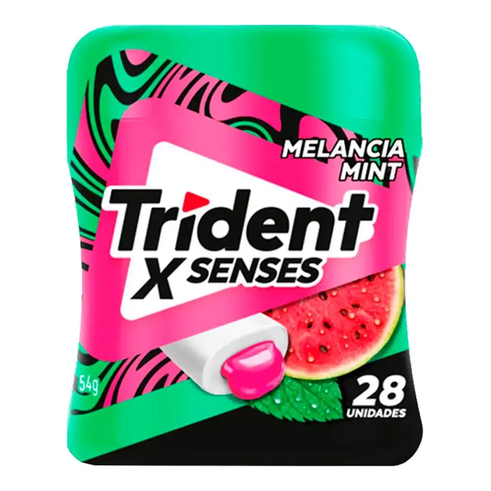 Chiclete Trident X Senses Pote 54g