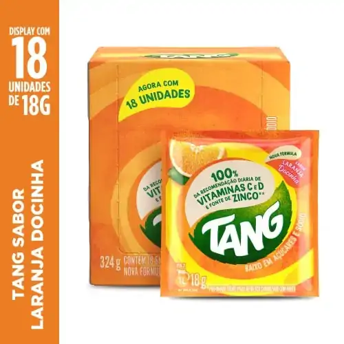 Refresco Tang 18g Laranja Docinha