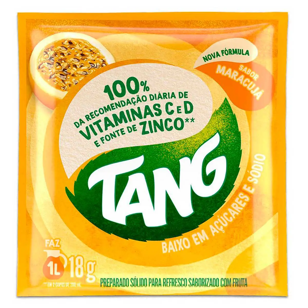 Refresco em pó Tang Maracujá 18g