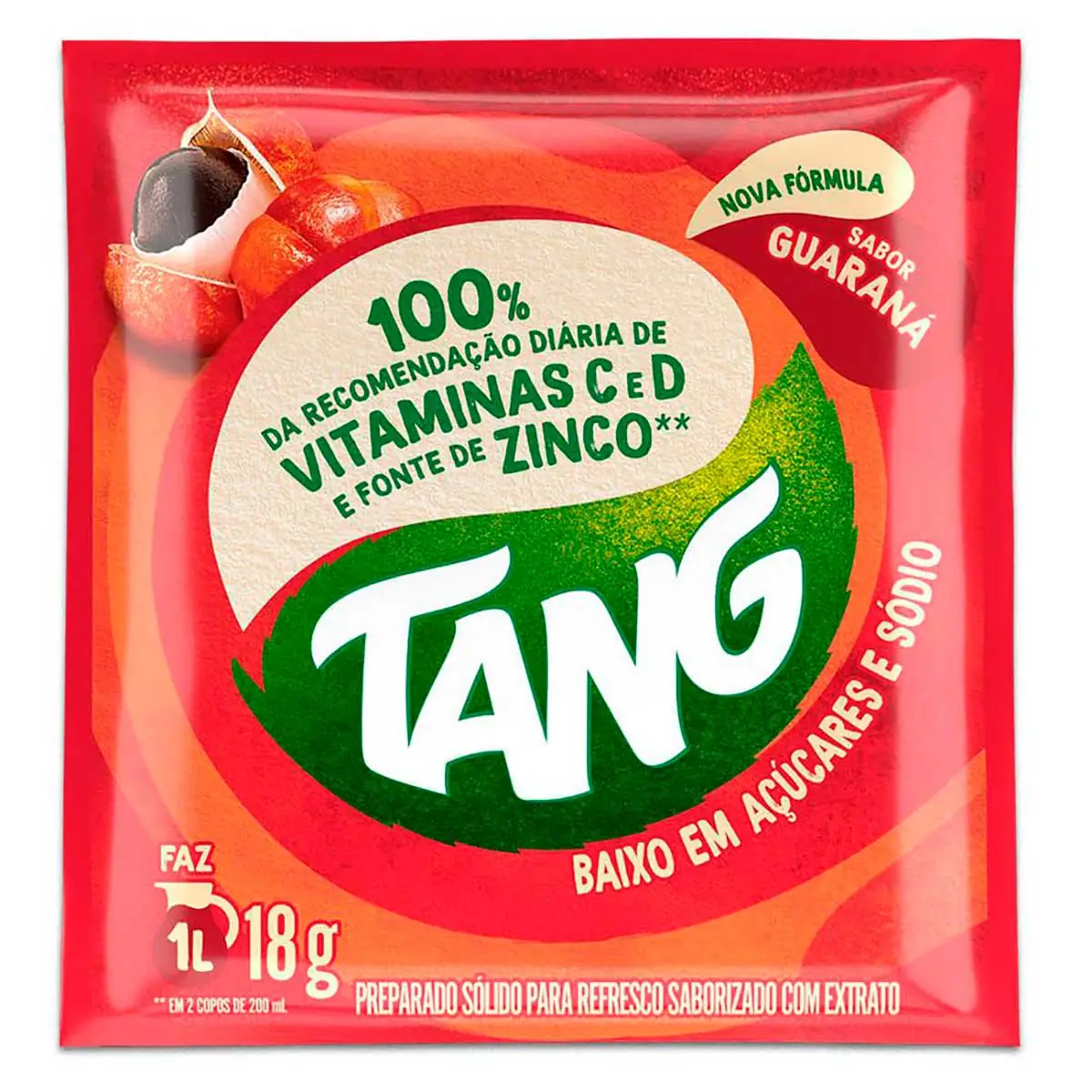 Refresco em pó Tang Guaraná 18g