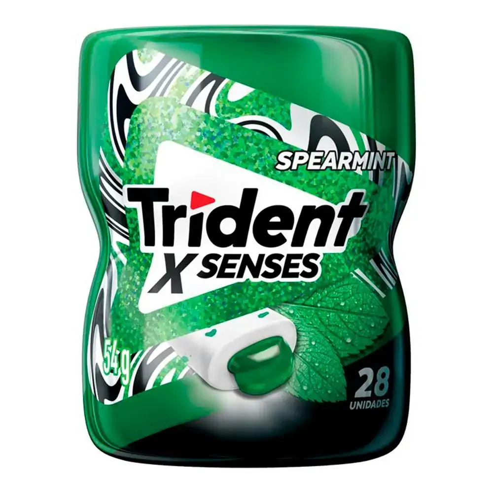 Goma De Mascar Trident Xsenses Spearmint 54g