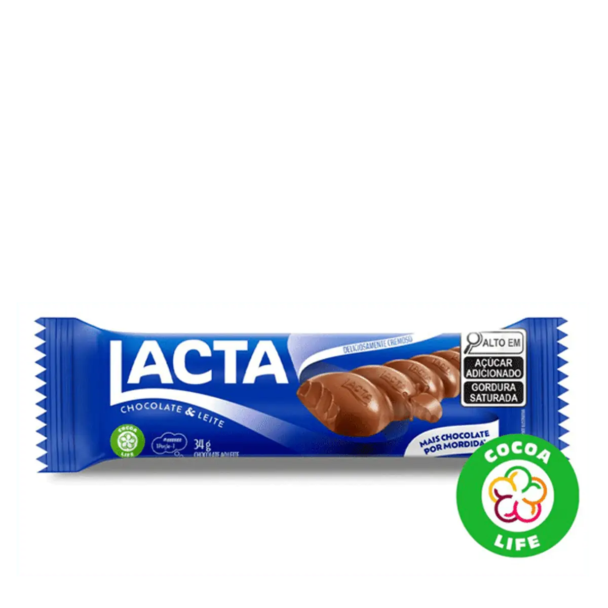 Chocolate Lacta Ao Leite 34g