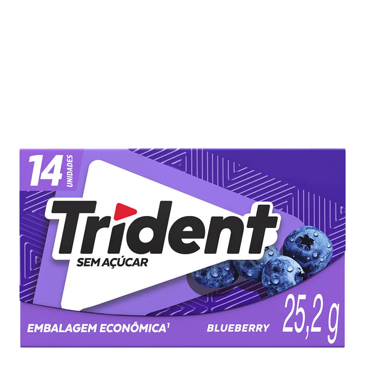 Goma TRIDENT Blueberry 14 Unidades