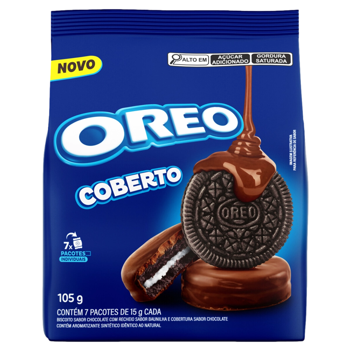 Biscoito Oreo Original Com Cobertura De Chocolate 105G