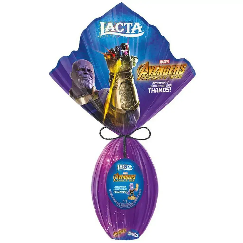 Ovo Pascoa Lacta 157g Vingadores Thanos