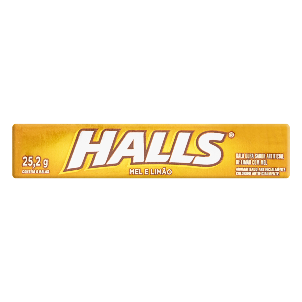 Bala Mel E Limão Halls Pacote 25,2g