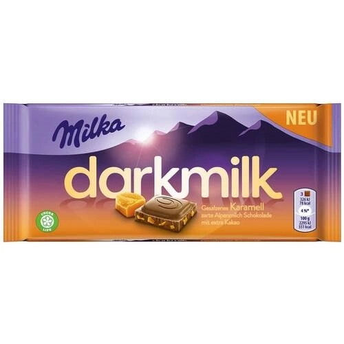 Milka Dark Caramel 85g Dp C/25 Un Dp/25un Qtd. 1.00 Dp