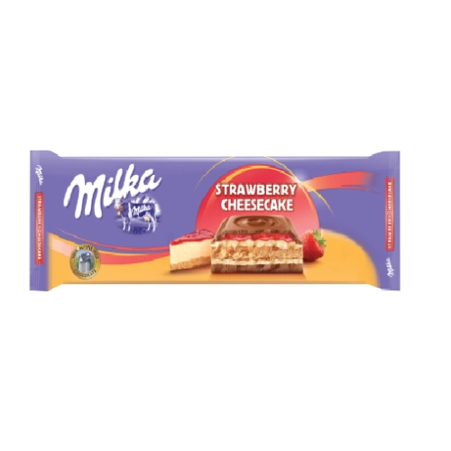 Milka Straw Cheesecake 300g Dp C/12 Un Dp/12un Qtd. 1.00 Dp