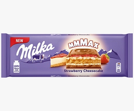Choco Milka Strawberry Cheescake 1116 300g Mondelez