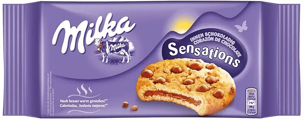 Milka Sensations 156gr Dpl C/ 12 Unid