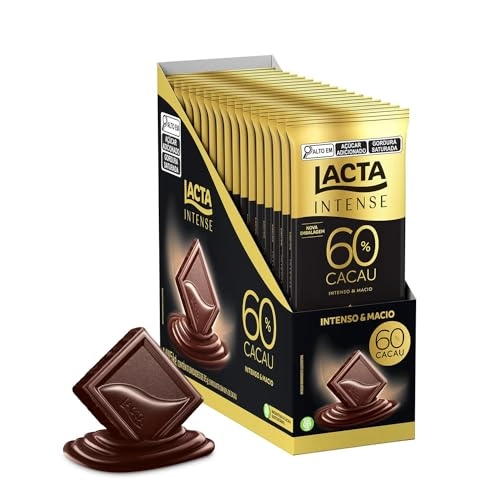 Chocolate Lacta Intense 60% cacau original 85g