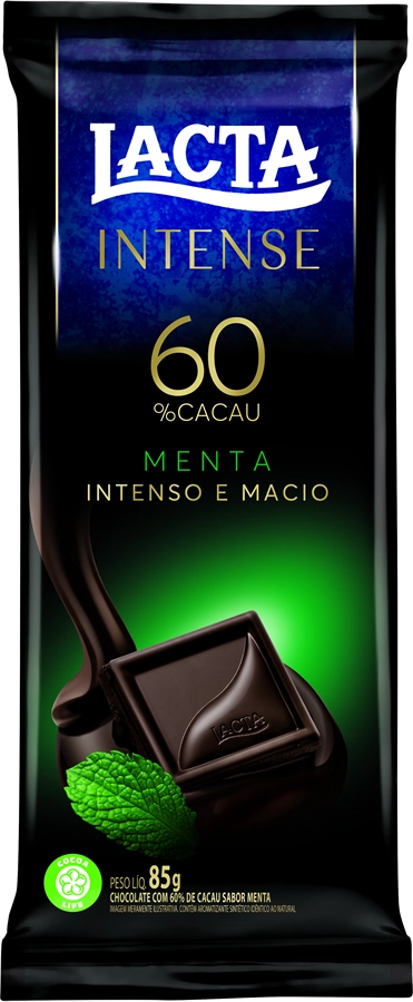 Choc Tablet 60 Cacau Menta 4dpx17unx85g