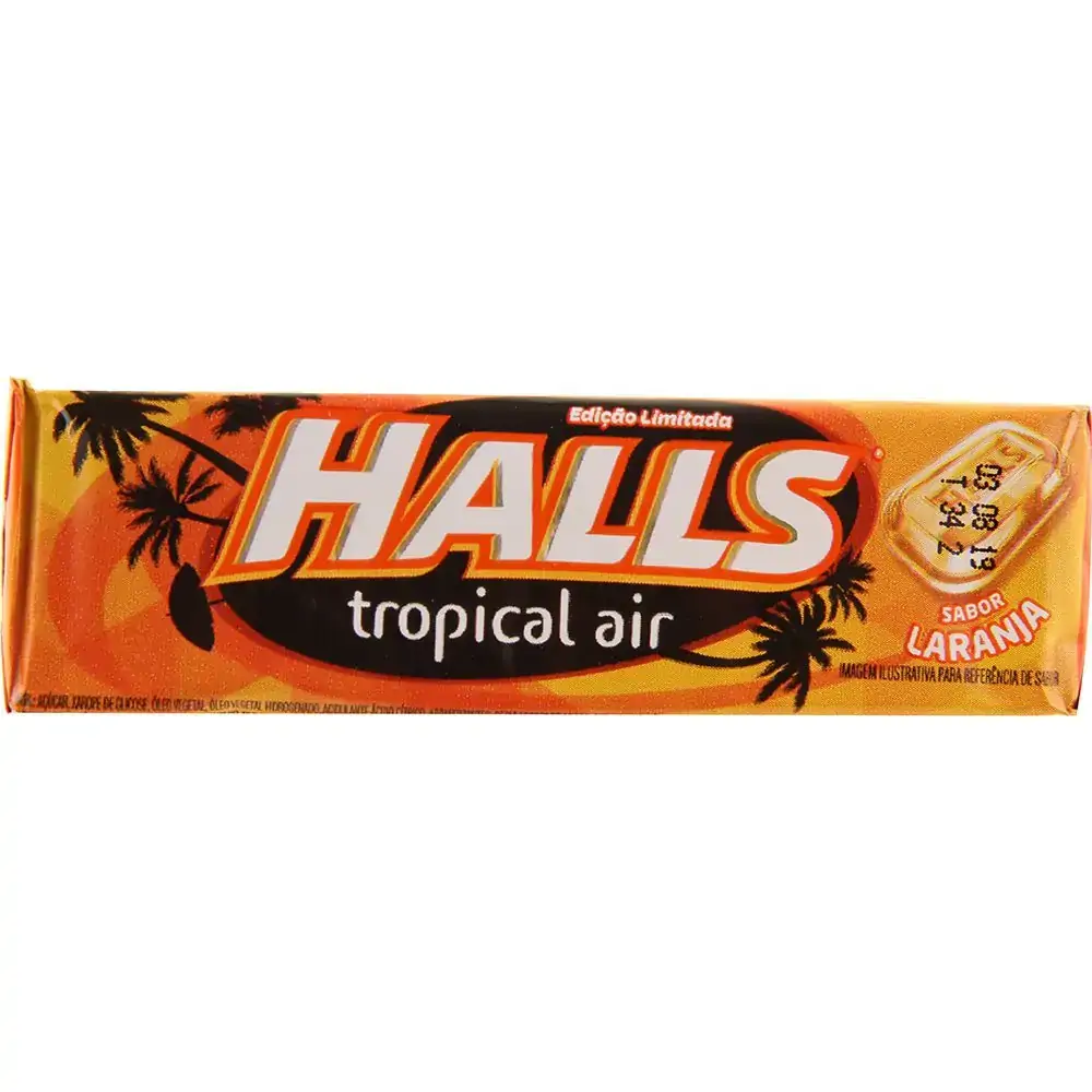 Drops Halls Laranja Tro Air 34g