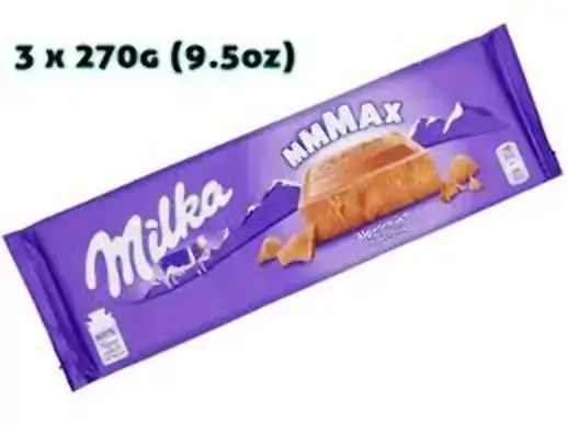 Choc.barra Milka 270g Leite