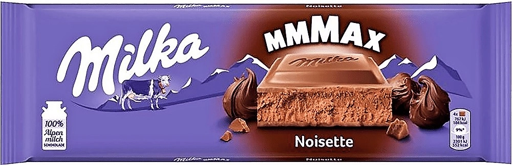 Choc.milka 280g Noisette
