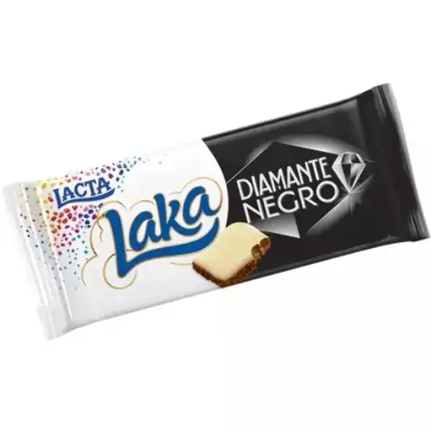 Choc Lacta Laka/diamante Negro 135g