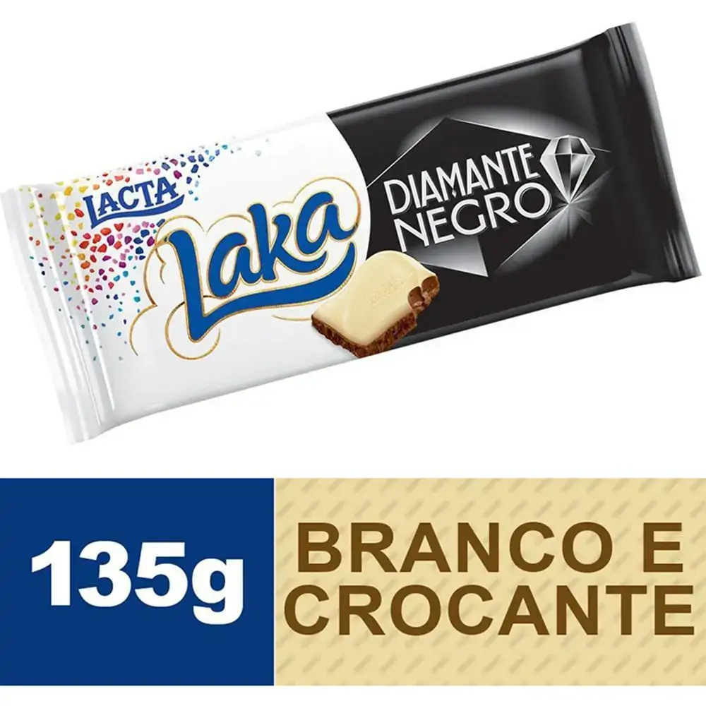 Chocolate Lacta Diamante/laka 135 Gr