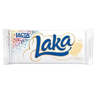 Chocolate Branco Em Barra Laka 135g Lacta