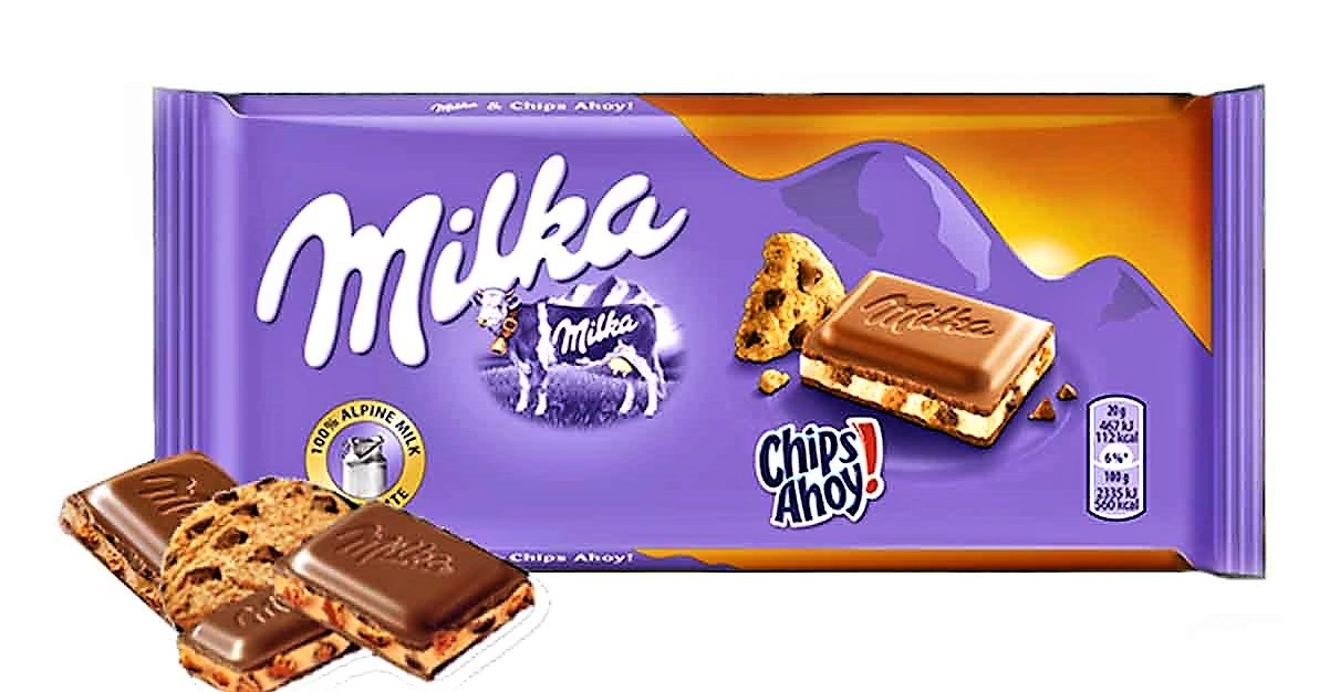 Pack Of 3 Milka Chips Ahoy 100g