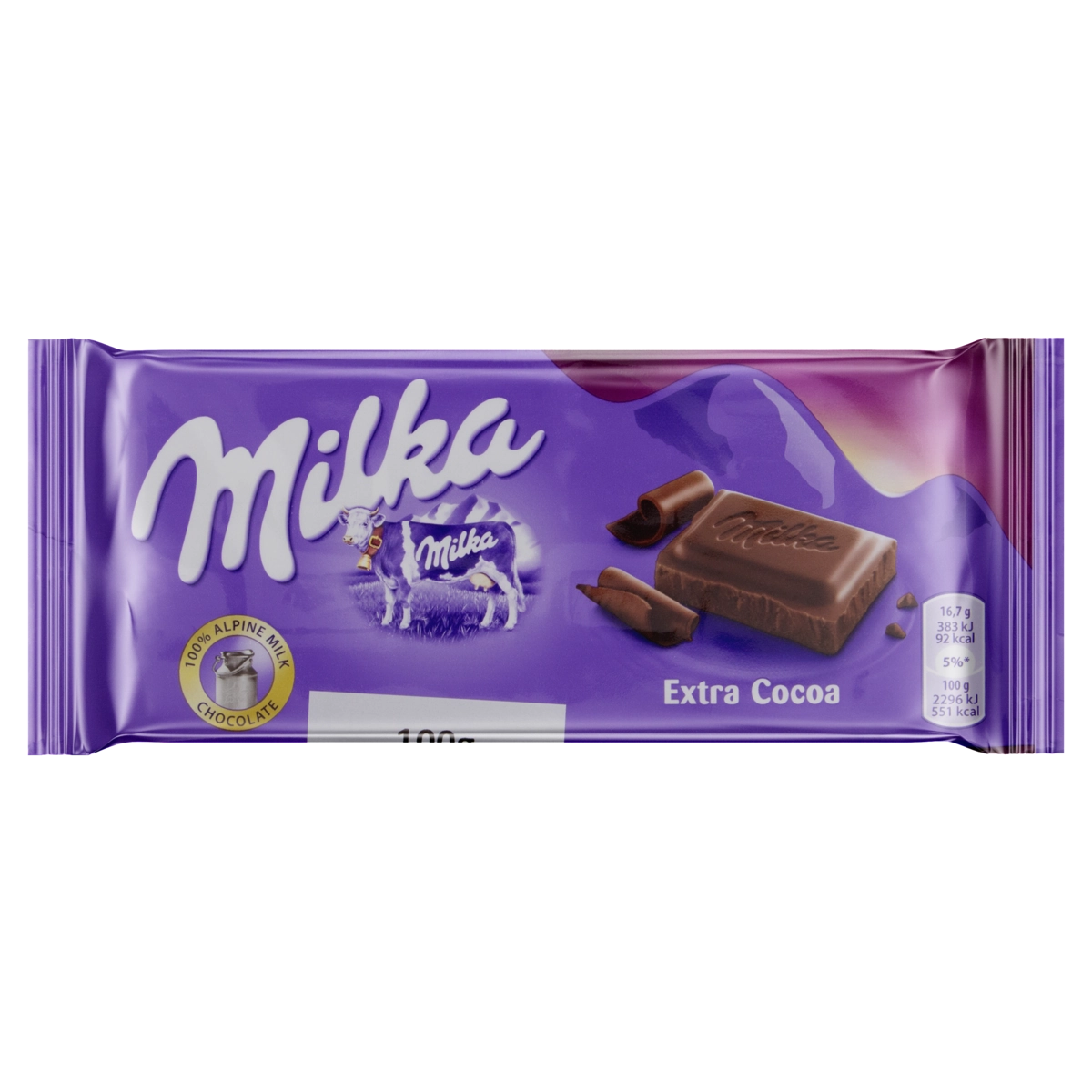 Choc.milka 100g Extra Cocoa
