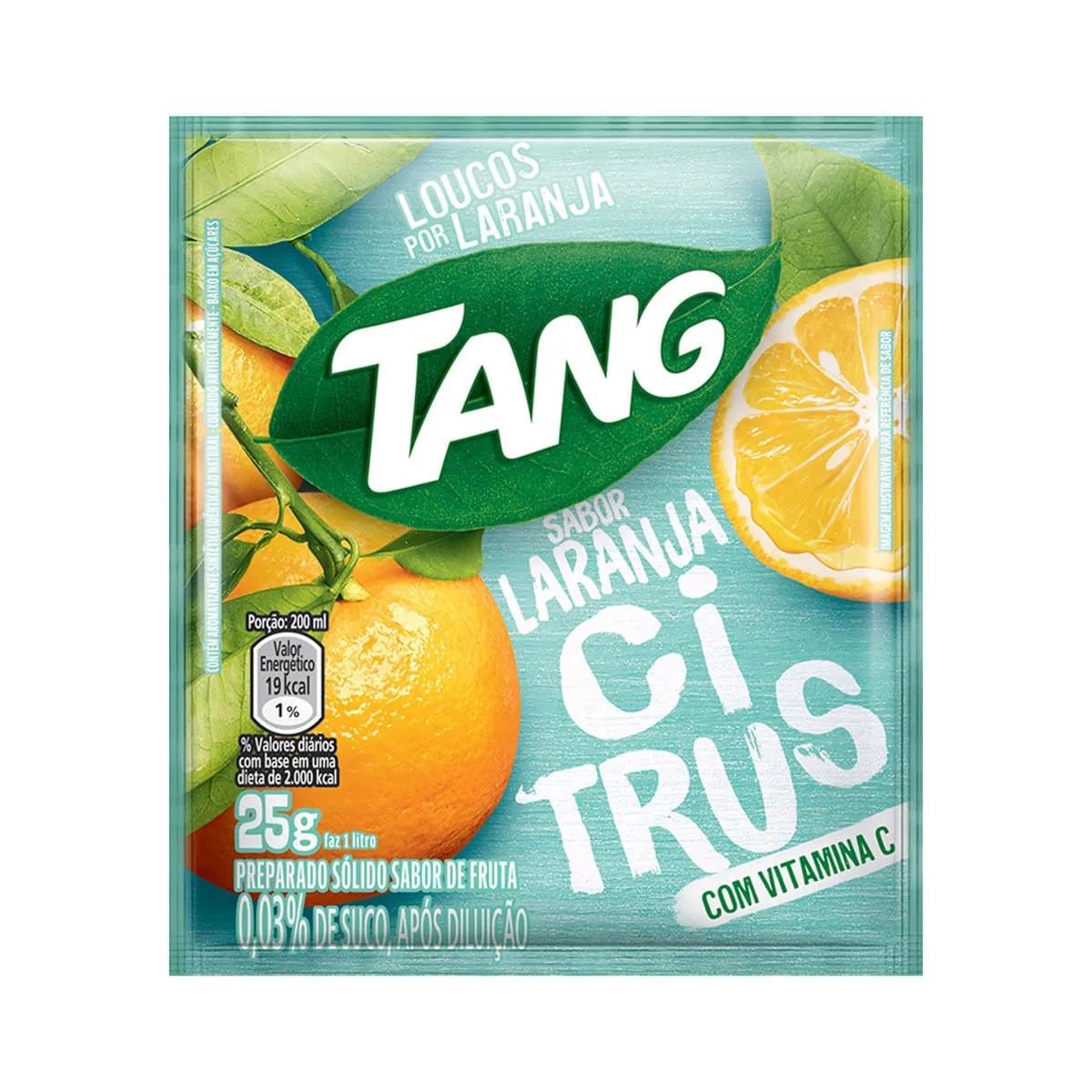 Refresco Em Pó Laranja Citrus Tang Pacote 25g