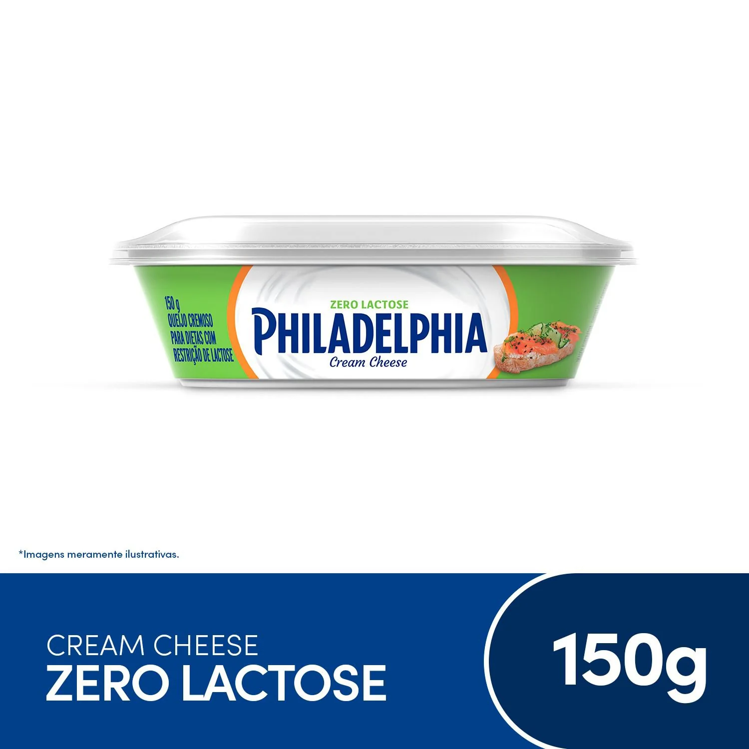 Cream Cheese Zero Lactose Philadelphia 150 g